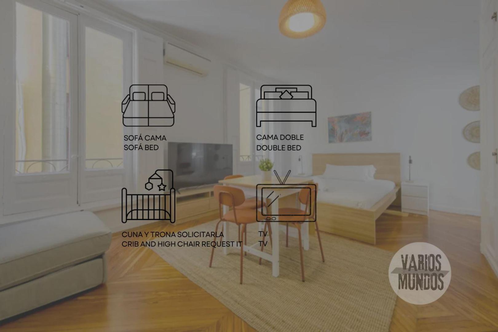 Petite E Chic Loft Para 3 En El Corazon De מדריד מראה חיצוני תמונה
